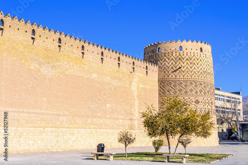 Photo: The Persian citadel of Karim Khan castle in Shiraz, Iran. The Persian citadel of Karim Khan castle in Shiraz, Iran.