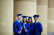 Row of graduates