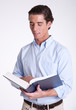 Photo: Man reading Man reading