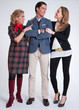 Foto: Young couple and mother in law Young couple and mother in law