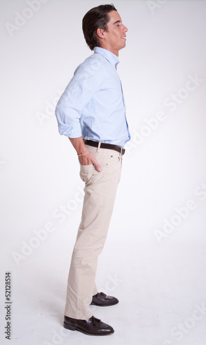 Photo: Standing young man Standing young man