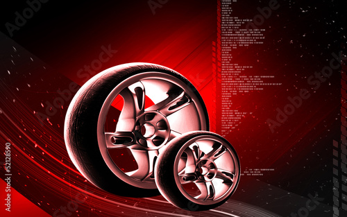 Illustration: Alloy wheel Alloy wheel