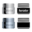 vector water saving aerator