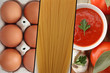 Spaghetti sauce tomate  - Pâtes aux oeufs frais