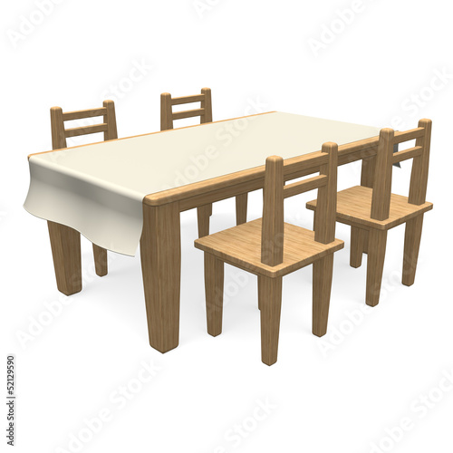 Illustration: WoodenDiningTable WoodenDiningTable
