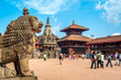 At Durbar Square in Bhaktapur