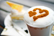 Tasty coffe in early morning.