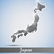 shiny icon in form of Japan