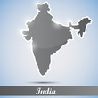 shiny icon in form of India