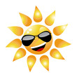 Illustration: Vector Cartoon Sun Character Vector Cartoon Sun Character