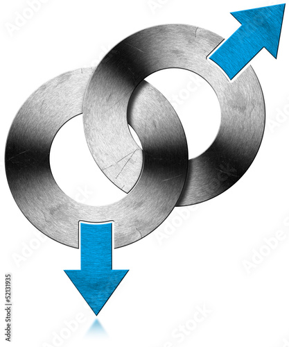 Illustration: Gay Male Metal Symbols Gay Male Metal Symbols