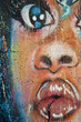Graffiti visage