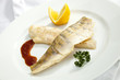 Grilled Pike perch with lemon