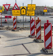 Many traffic signs