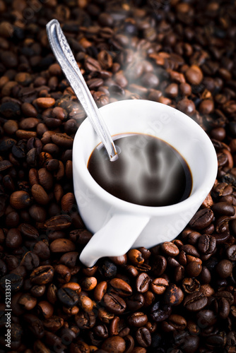 Photo: caffè caldo - hot coffee caffè caldo - hot coffee