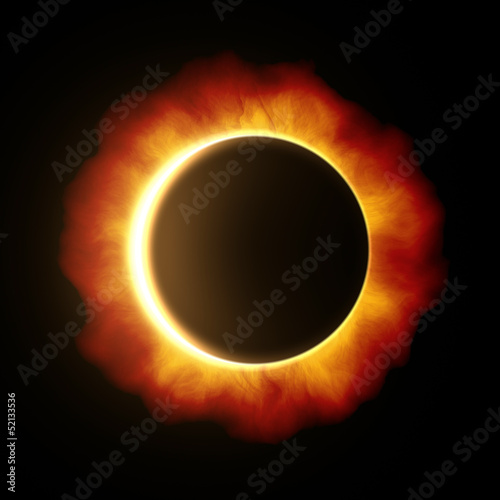 Illustration: sun eclipse sun eclipse