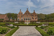 Side view of the old dutch mansion Menkemaborg