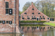 Back view of the old dutch mansion Menkemaborg