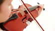 playing the violin