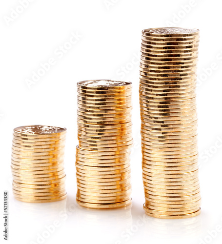 Photo: gold coins gold coins