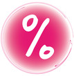 Vektor: Button Prozentzeichen - Prozent Button Prozentzeichen - Prozent