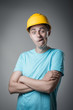 worker in helmet resent