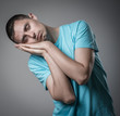 young man sleeping