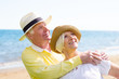 rentner am strand