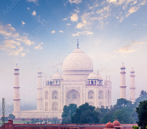 Photo: Taj Mahal on sunrise sunset, Agra, India Taj Mahal on sunrise sunset, Agra, India