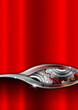 Red and Metal Industrial Gears Background