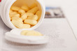 Photo: Closeup image of medicine pills Closeup image of medicine pills