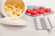 Photo: Closeup image of medicine pills Closeup image of medicine pills