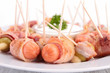 bacon wrapped appetizer