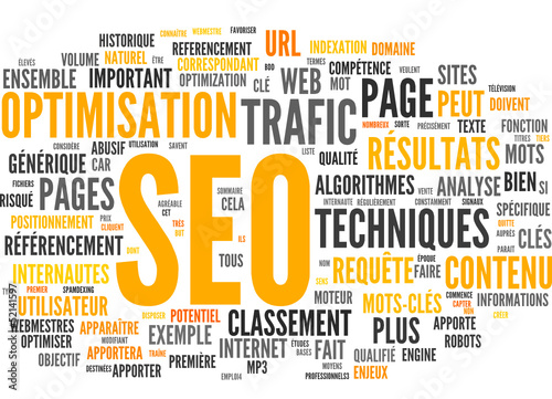 Vector: SEO - Optimisation pour les moteurs de recherche SEO - Optimisation pour les moteurs de recherche