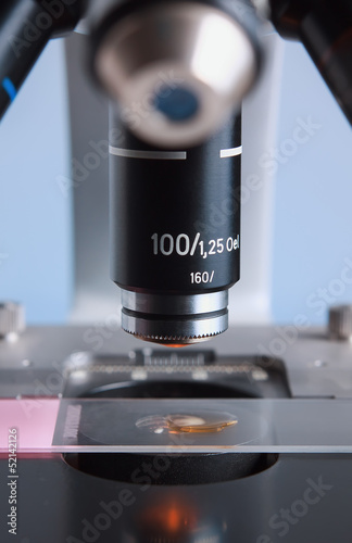 Photo: Microscope lens Microscope lens