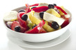 summer salad with fresh vegetable