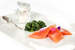 salmone e erbette