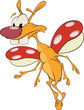 Ladybird from a fairy tale. Cartoon