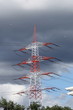 Rot-Weisser Strommast