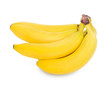 Bunch of bananas isolated on white background
