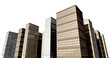 Building And Skyscapers Isolated