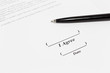 sign document