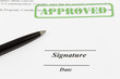 sign document