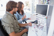 Foto: Photo editors working together Photo editors working together