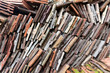 Old roof tiles