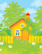 Illustration: Village house Village house