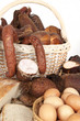 different kind of sausage