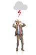 The businessman and thunderbolt