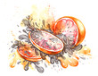 aroma  taste of food