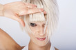 Photo: Beautiful blond with a trendy hairstyle Beautiful blond with a trendy hairstyle